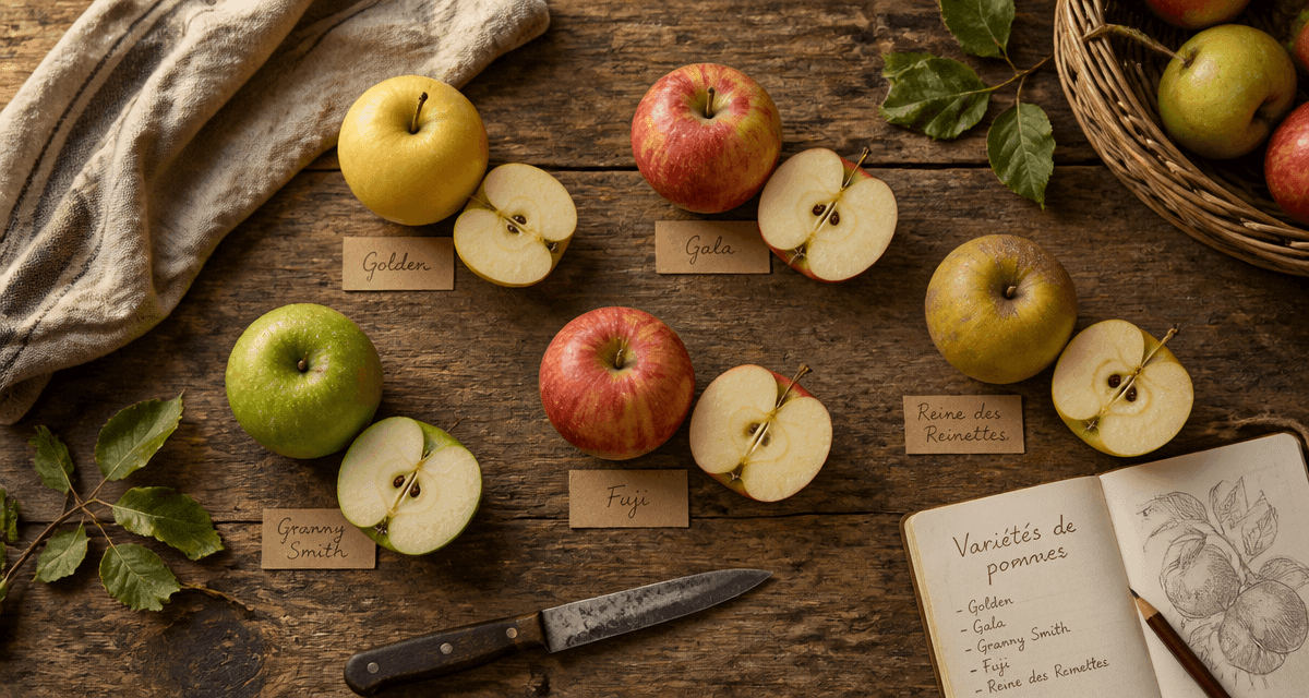 varietes de pommes les plus consommees entieres et coupees