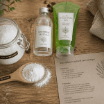 Assouplissant maison sans vinaigre en bocal, ingrédients naturels