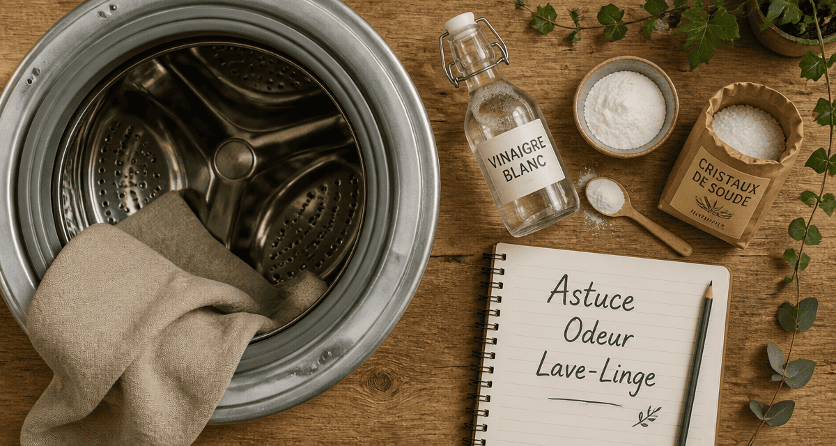 astuce grand mère odeur lave-linge tambour vinaigre