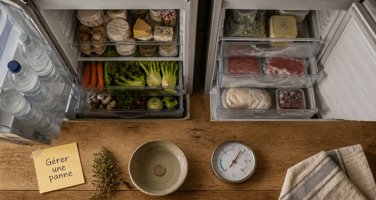 combien de temps un frigo peut rester sans électricité, réfrigérateur ouvert et aliments