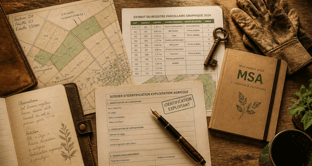 comment savoir qui exploite une parcelle agricole bureau documents