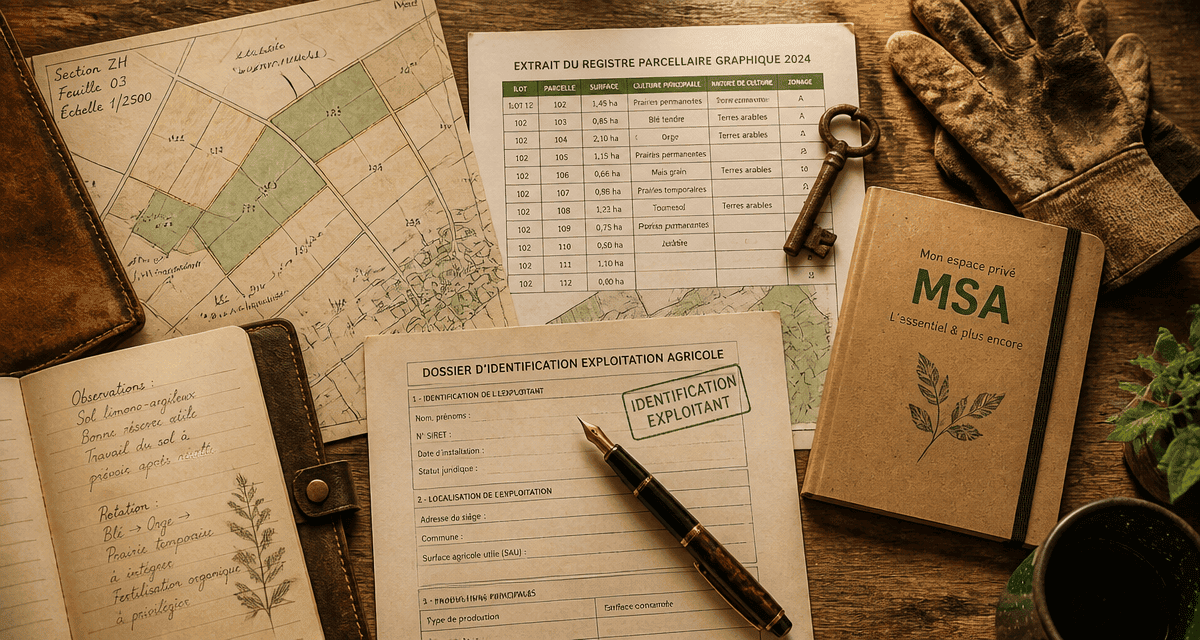 comment savoir qui exploite une parcelle agricole bureau documents