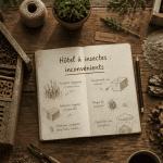 hôtel à insectes inconvénients, bureau jardinier, micro-habitats