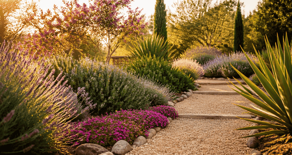 jardin sec plantes plein soleil sans arrosage