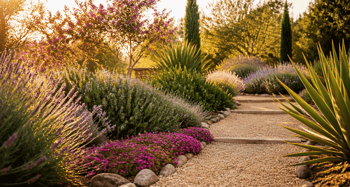 jardin sec plantes plein soleil sans arrosage