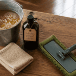 nettoyer parquet vitrifié savon noir matériel