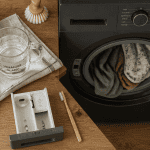 où mettre le vinaigre blanc dans la machine à laver vue accessoires
