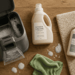 peut on mettre lessive dans shampouineuse sur plan de travail