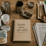 poubelle jaune quoi mettre emballages ménagers tri