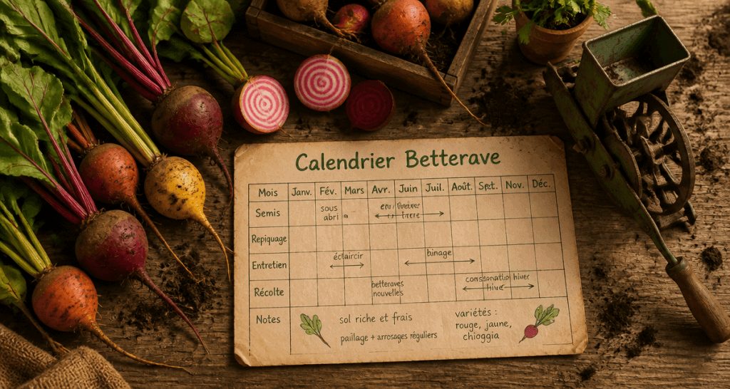 quand planter betterave image semis calendrier