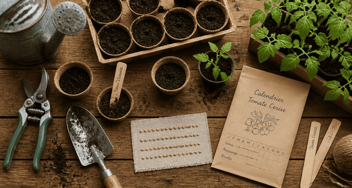 quand planter tomates cerises outils semis