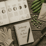 quand semer les petit pois avec la lune sur une table de jardin