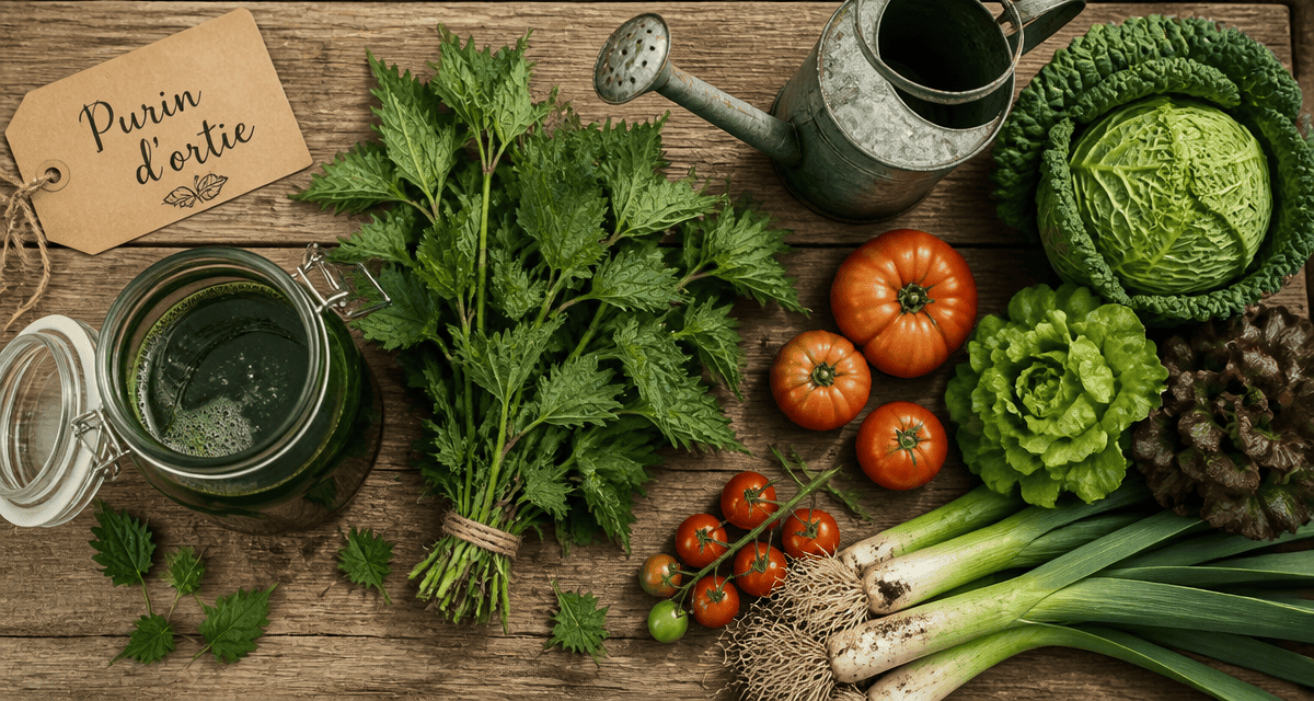 que peut on arroser avec du purin d'ortie légumes potager