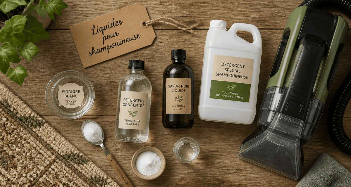 quel produit mettre dans une shampouineuse produits naturels tapis