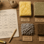 tableau comparatif isolant thermique échantillons
