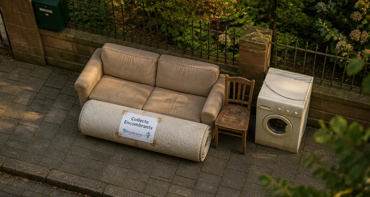 encombrants strasbourg tas trottoir collecte
