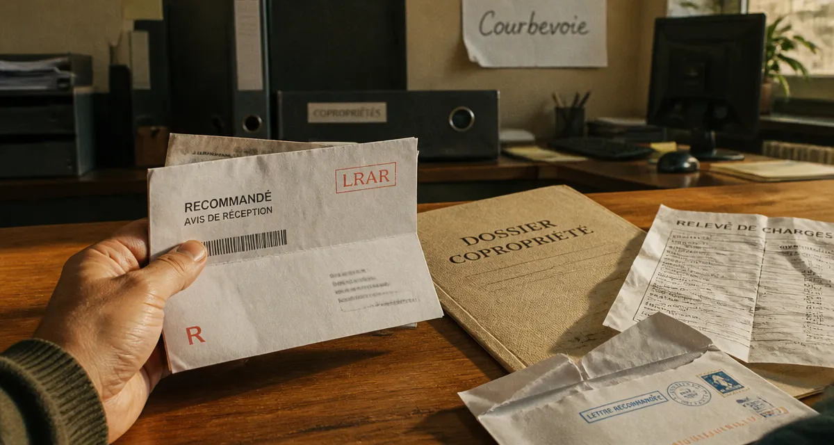 FONCIA siege social reclamation : main LRAR et dossier de charges