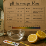 ph du vinaigre blanc avec test et comparatif