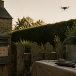 que faire quand un drone survole ma maison jardin