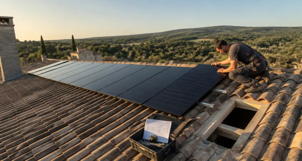 rendement panneau solaire 6 kw sur toit