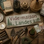 vide maison 40 table objets Landes