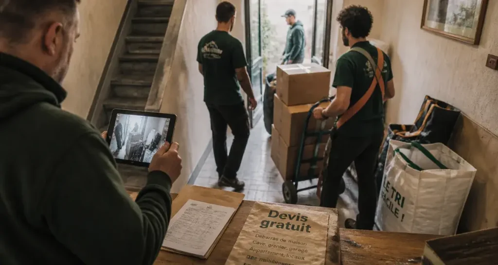 Vide maison marseille : équipe de débarras en appartement, devis gratuit