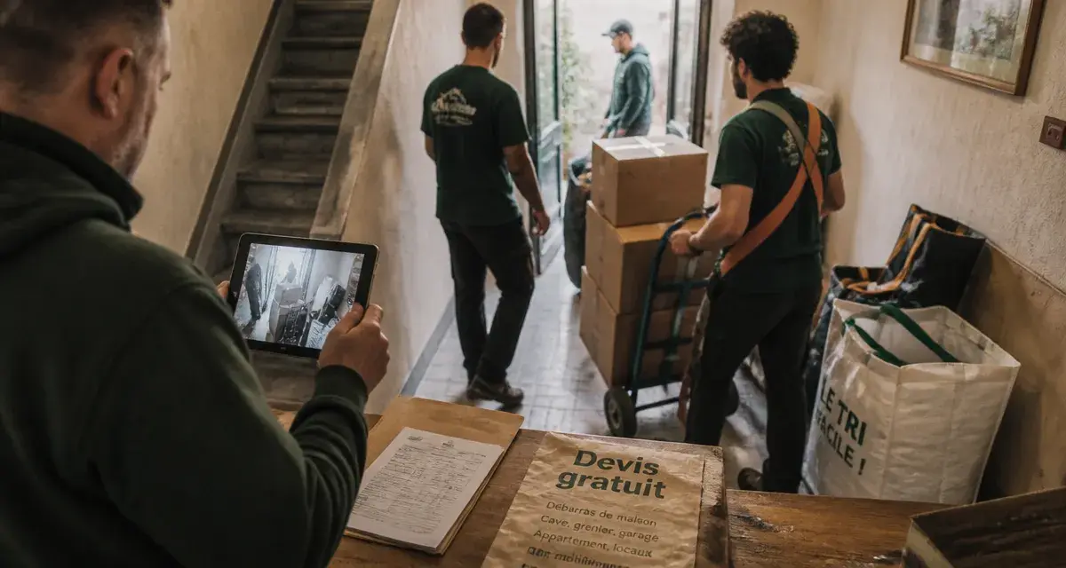 Vide maison marseille : équipe de débarras en appartement, devis gratuit