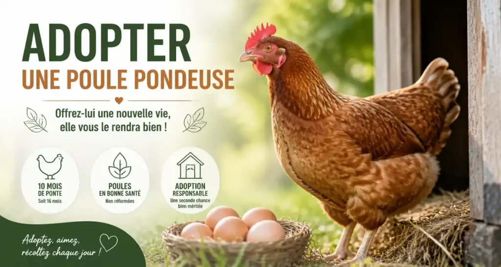 Adopter une poule pondeuse