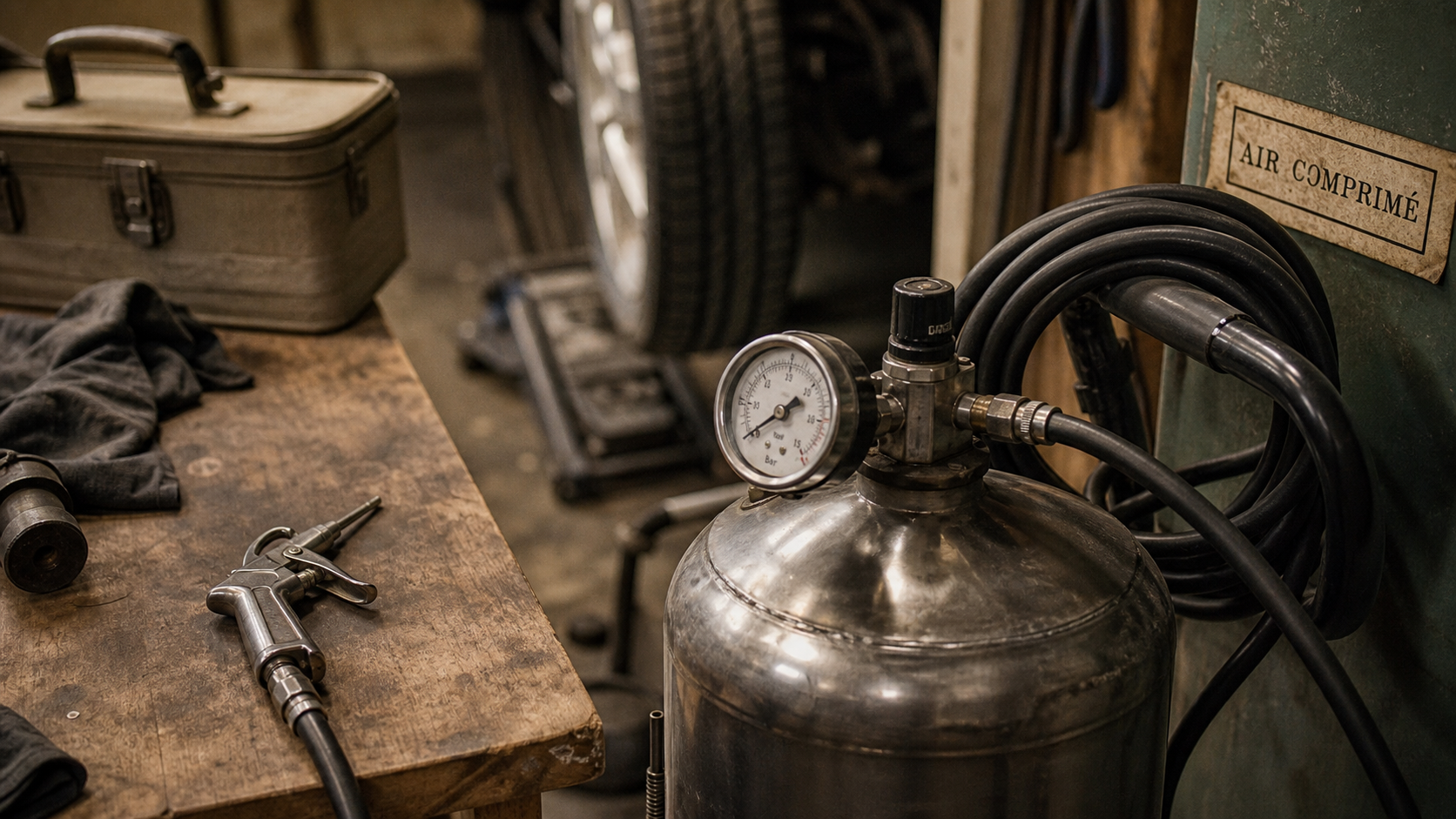 À quoi sert un compresseur : gonflage et outils pneumatiques en atelier