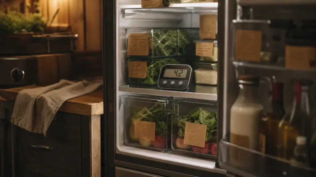 Régler un frigo à 4°C : thermostat à 60% et erreurs qui coûtent cher