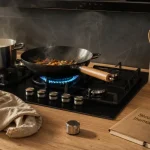 Meilleur plaque de cuisson gaz 5 feux : wok 11 kW, thermocouple, flamme bleue
