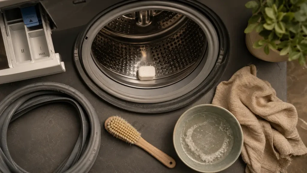 Nettoyage machine à laver pastille lave-vaisselle à 60°C, dosage recommandé