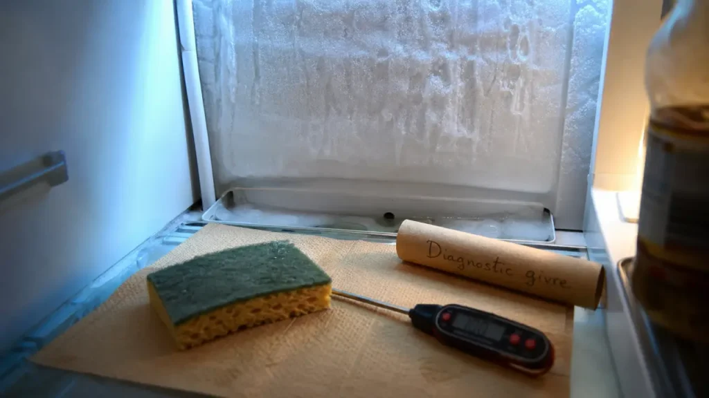 Frigo qui fait de la glace : 5 causes courantes et solutions pour le réparer