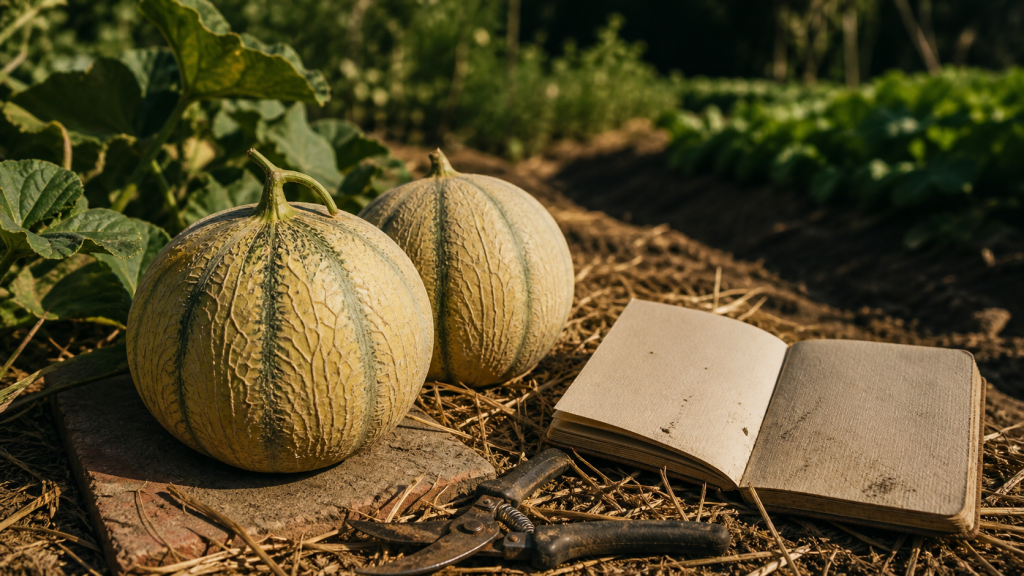 Quand cueillir un melon : pédoncule craquelé, parfum sucré, 12 à 16° Brix