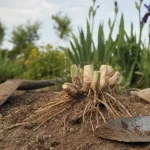Quand planter des iris : rhizome d’iris en juillet, dans le sol