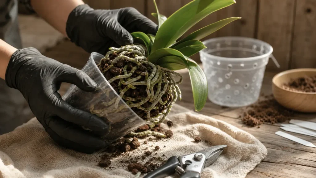 Quand rempoter une orchidée sans l’abîmer ? Racines, floraison, périodes à éviter