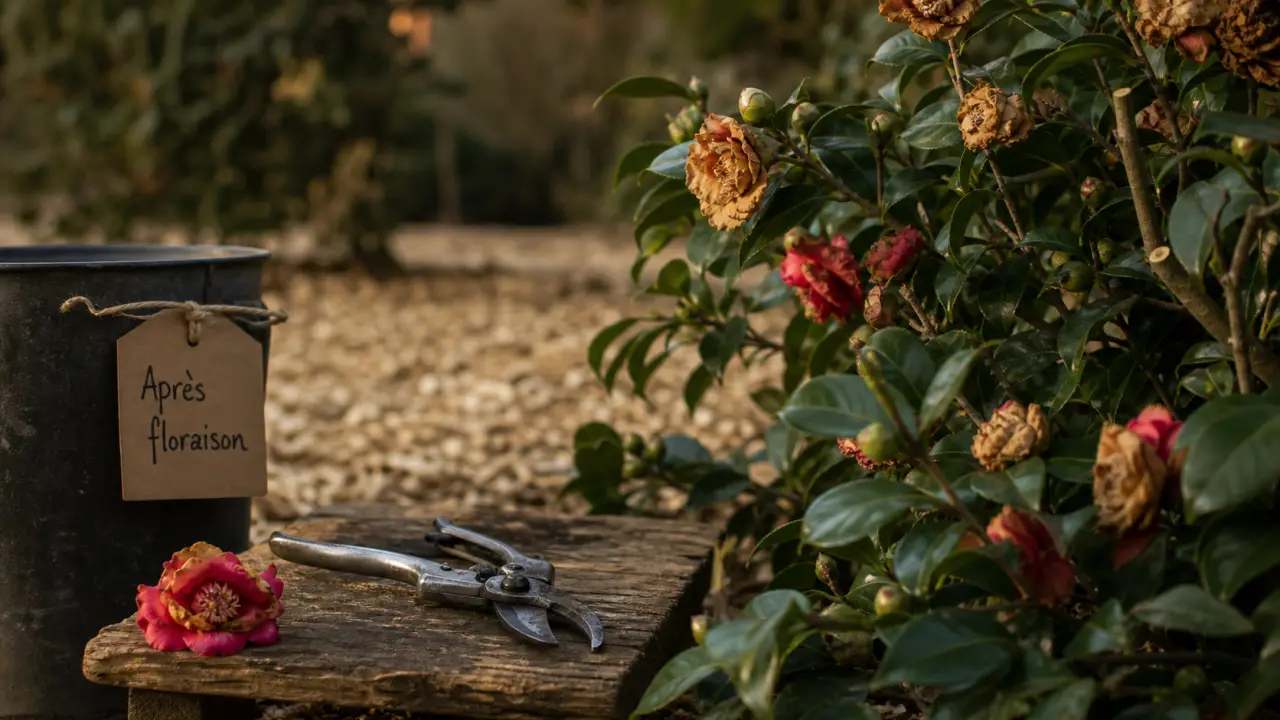 Quand tailler camelia : taille après floraison