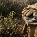 Quand tailler les sauges : sécateur sur sauge en fin mars