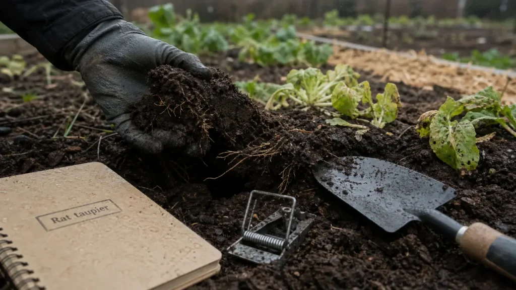 Rat taupier comment s'en débarrasser : dégâts dans le potager, racines grignotées