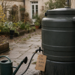 Recuperateur eau de pluie 300l : cuve 300 litres pour arroser le jardin