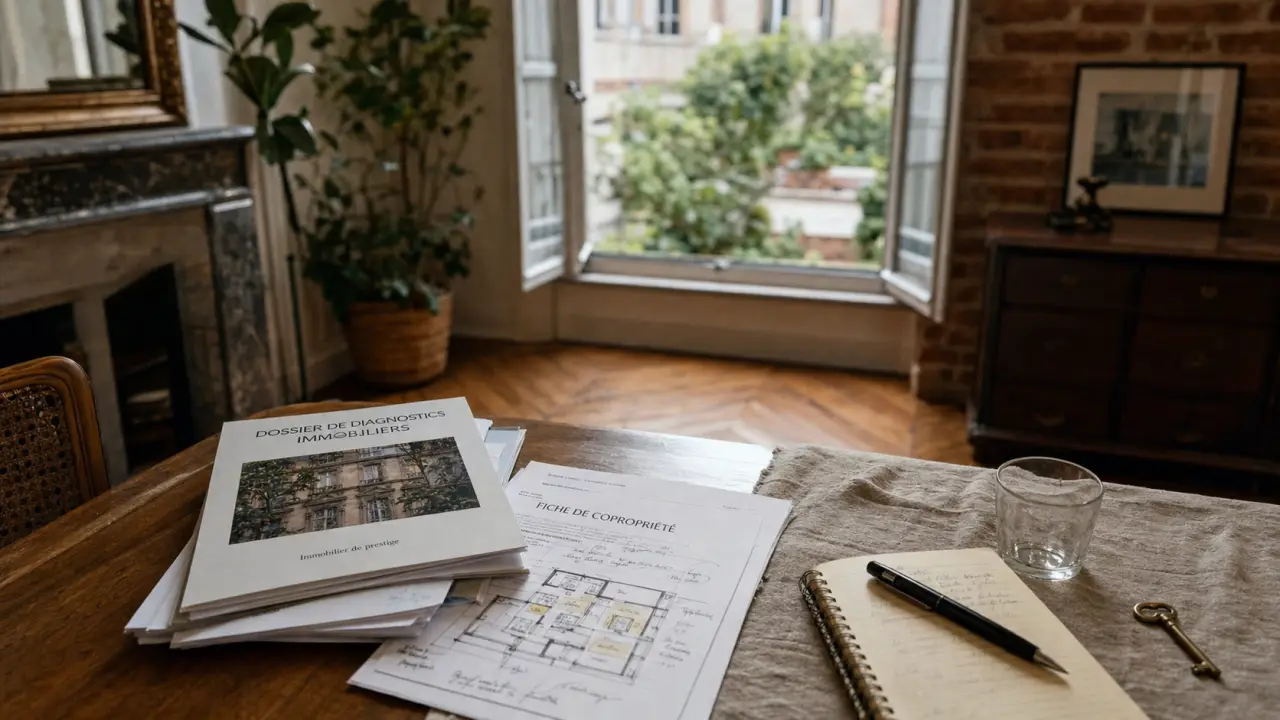 Toulouse immobilier luxe : dossier de diagnostics et plan de copropriété