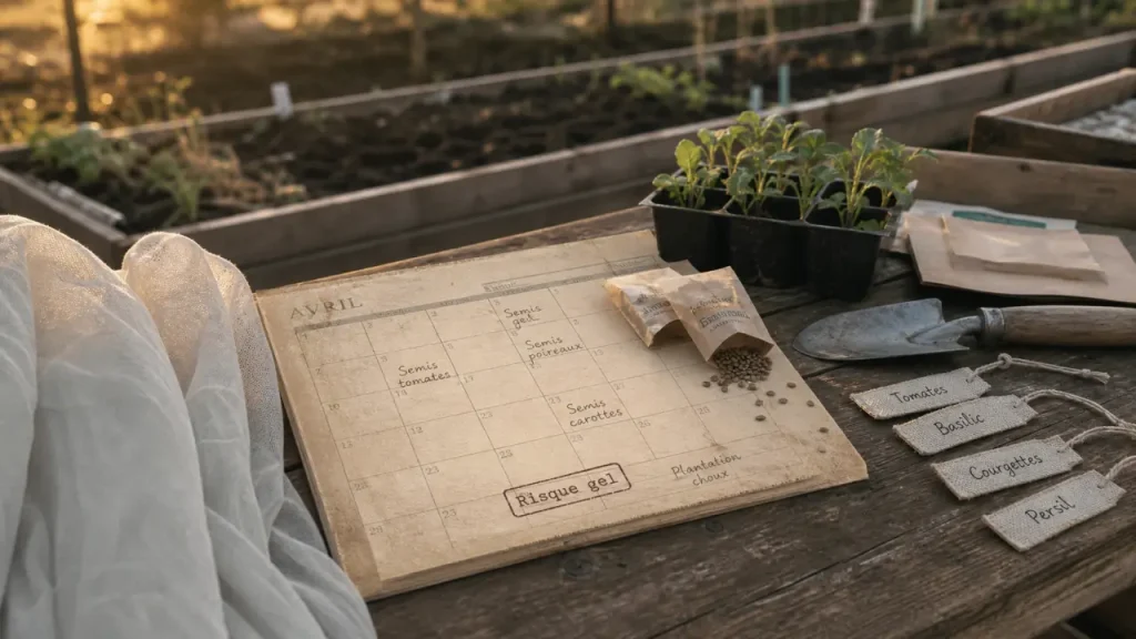 Que faire au potager chaque mois ? Semis, plantations, récoltes