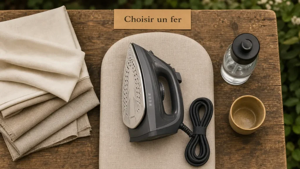 Débit vapeur, semelle et calcaire : comment choisir un fer à repasser adapté
