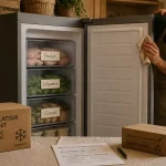 Comparatif congélateur armoire : intérieur No Frost, tiroirs et bacs étiquetés