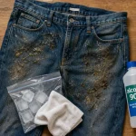 Enlever des taches de resine sur jean : méthode sans abîmer le tissu