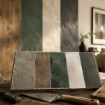 Maison déco peinture : textures béton, bois et velours