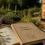 Plantes mellifères : abeille butine sur lavande et pissenlit