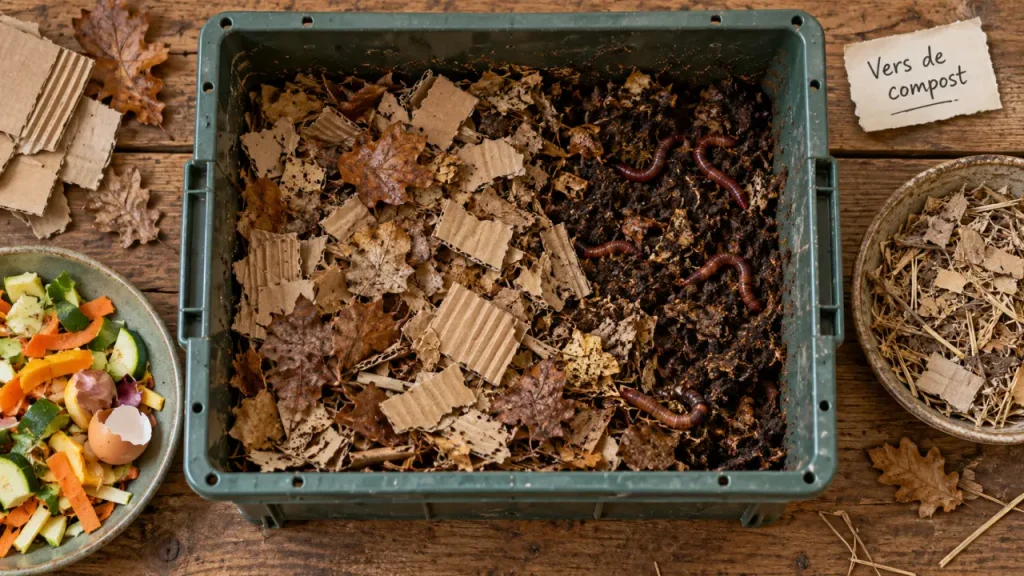 Vers de compost : choisissez les bonnes espèces pour un lombricomposteur actif